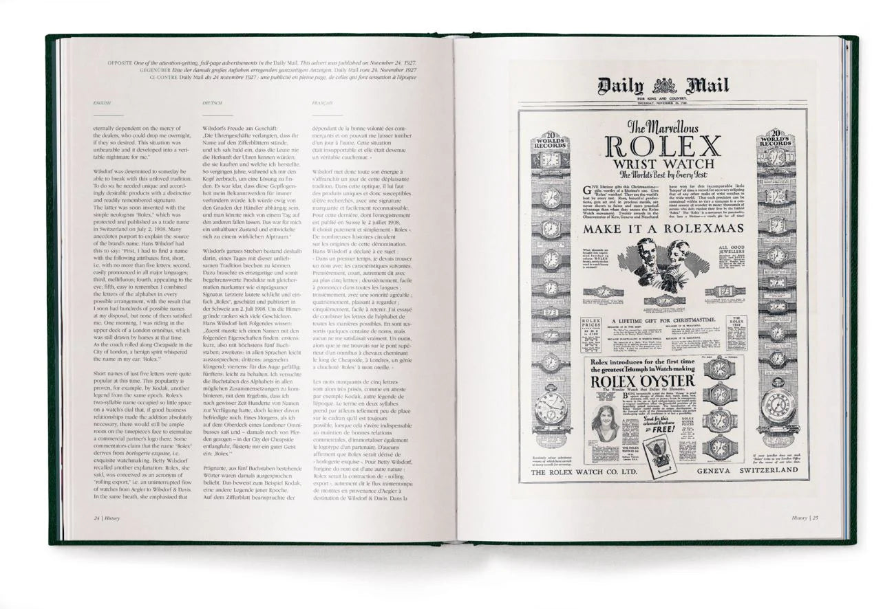 Koffietafelboek The Watch Book Rolex, 3e geüpdatete en uitgebreide editie van Gisbert L. Brunner