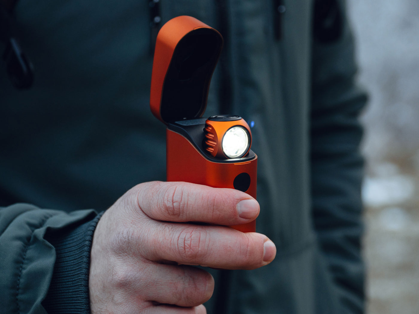 Zaklamp Perun 3 Mini Premium Oranje - Olight