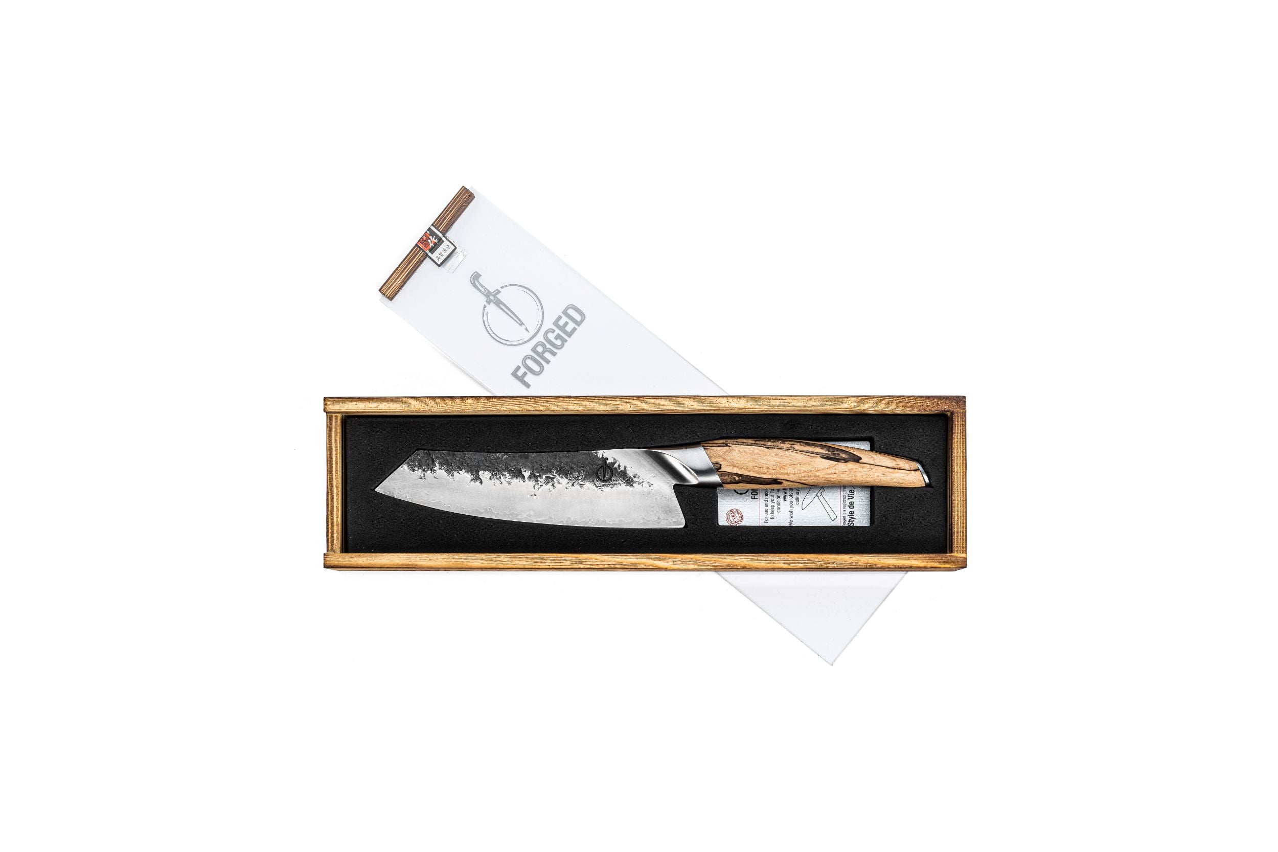 Forged Katai Santokumes Wortelhout