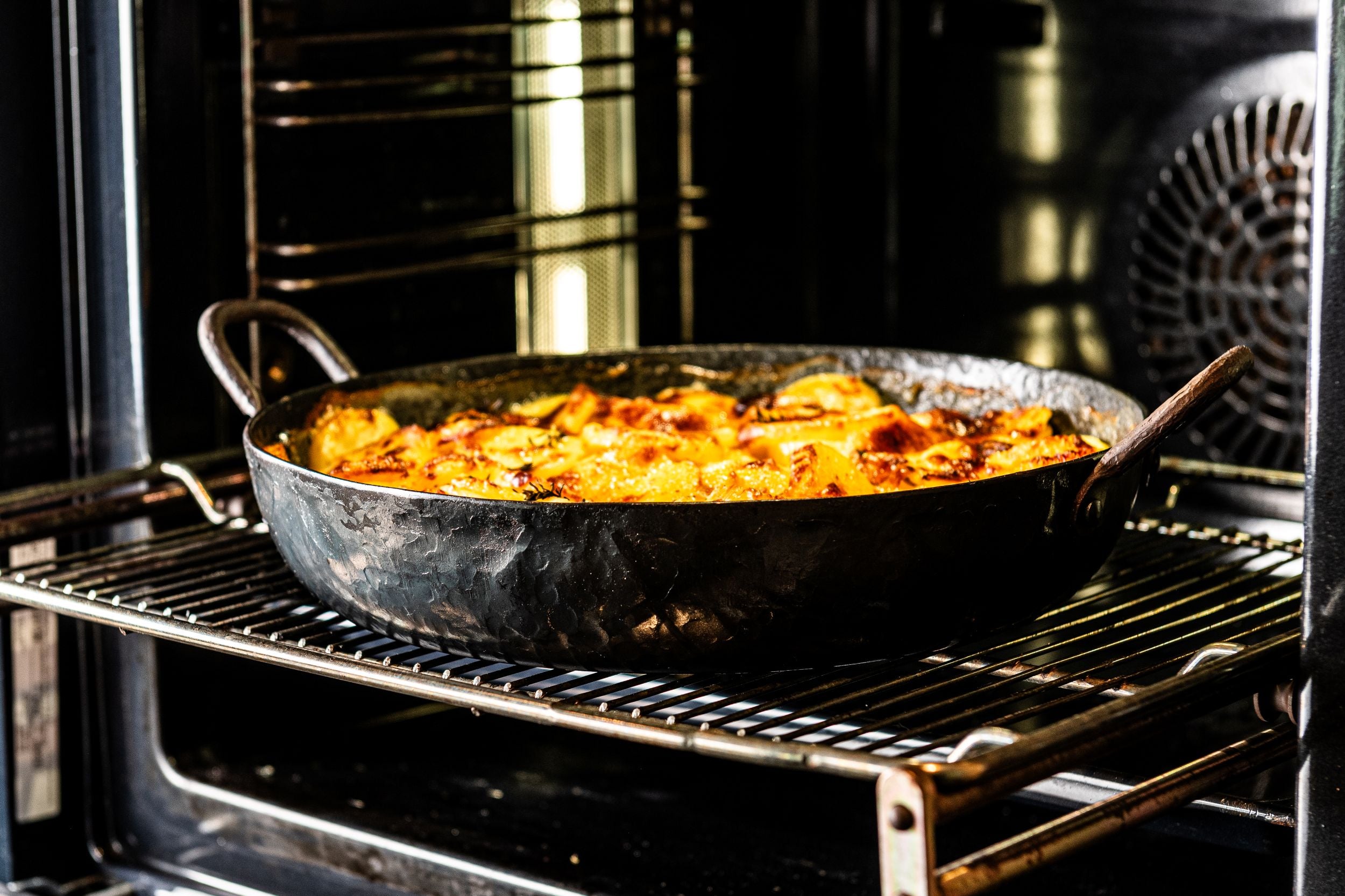 Forged Koekenpan met 2 handvatten 28cm