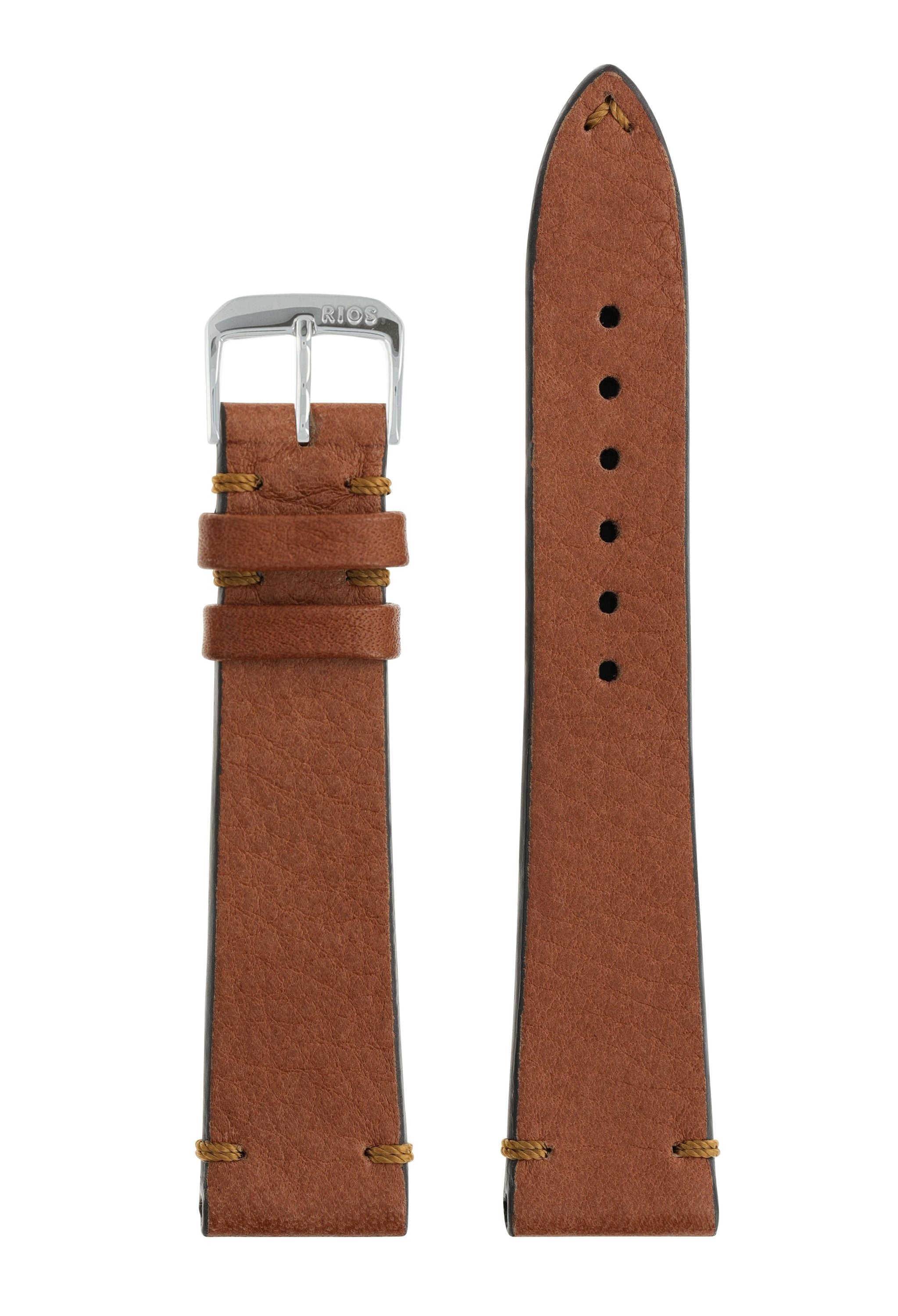 Horlogeband Bioleer Mittenwald Cognac Vintage