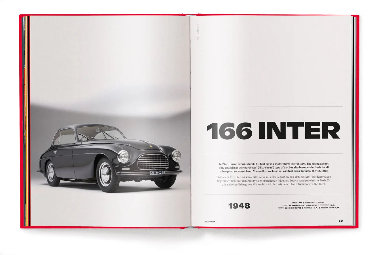 Koffietafelboek The Ferrari Book van Michael Köckritz