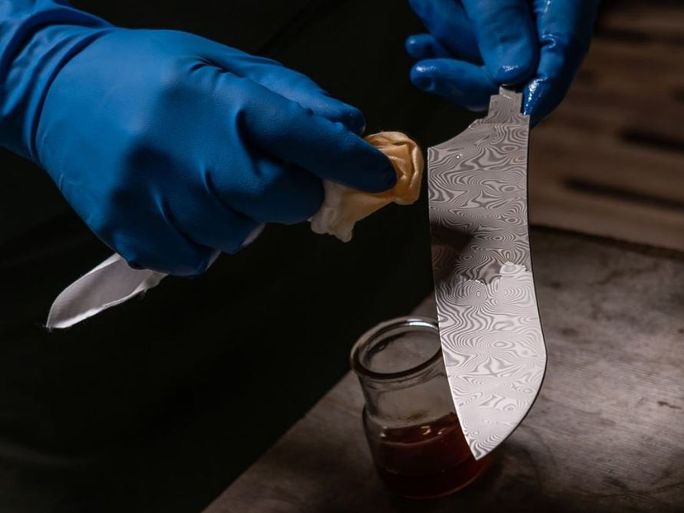 Santoku Damascus Universeel mes - Due Cigni Coquus