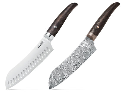 Santoku Damascus Universeel mes - Due Cigni Coquus