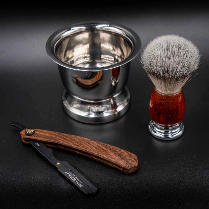 Shavette Obsidian Black Shaving Set - Brent Berkeley