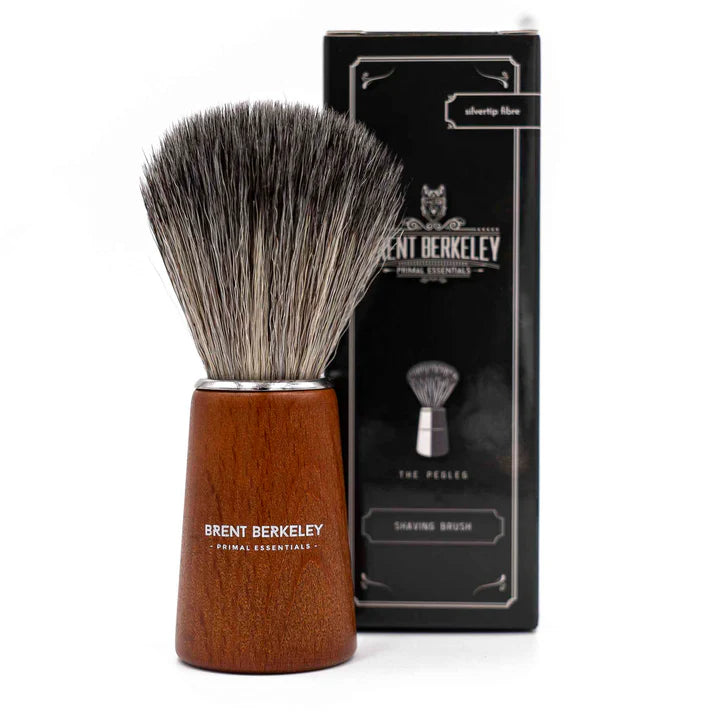 The Pegleg Scheerkwast - Silvertip Fibre - Brent Berkeley