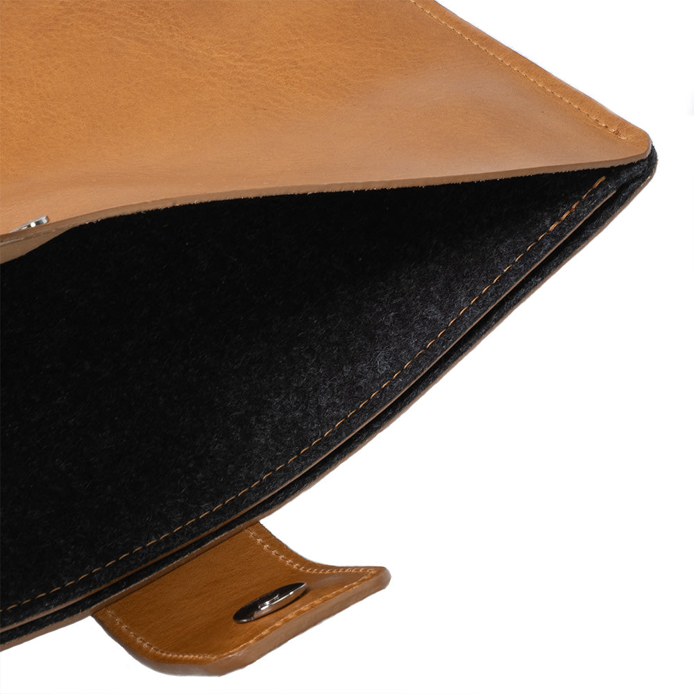 Leren Hoes MacBook - Geometric Goods