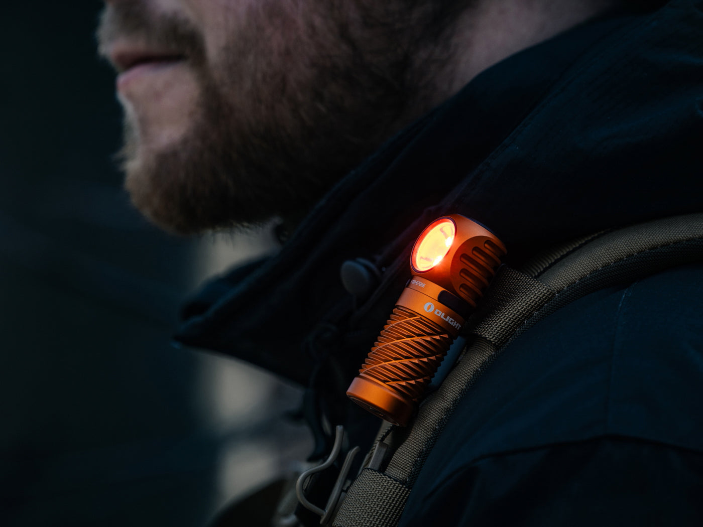 Zaklamp Perun 3 Mini Premium Oranje - Olight