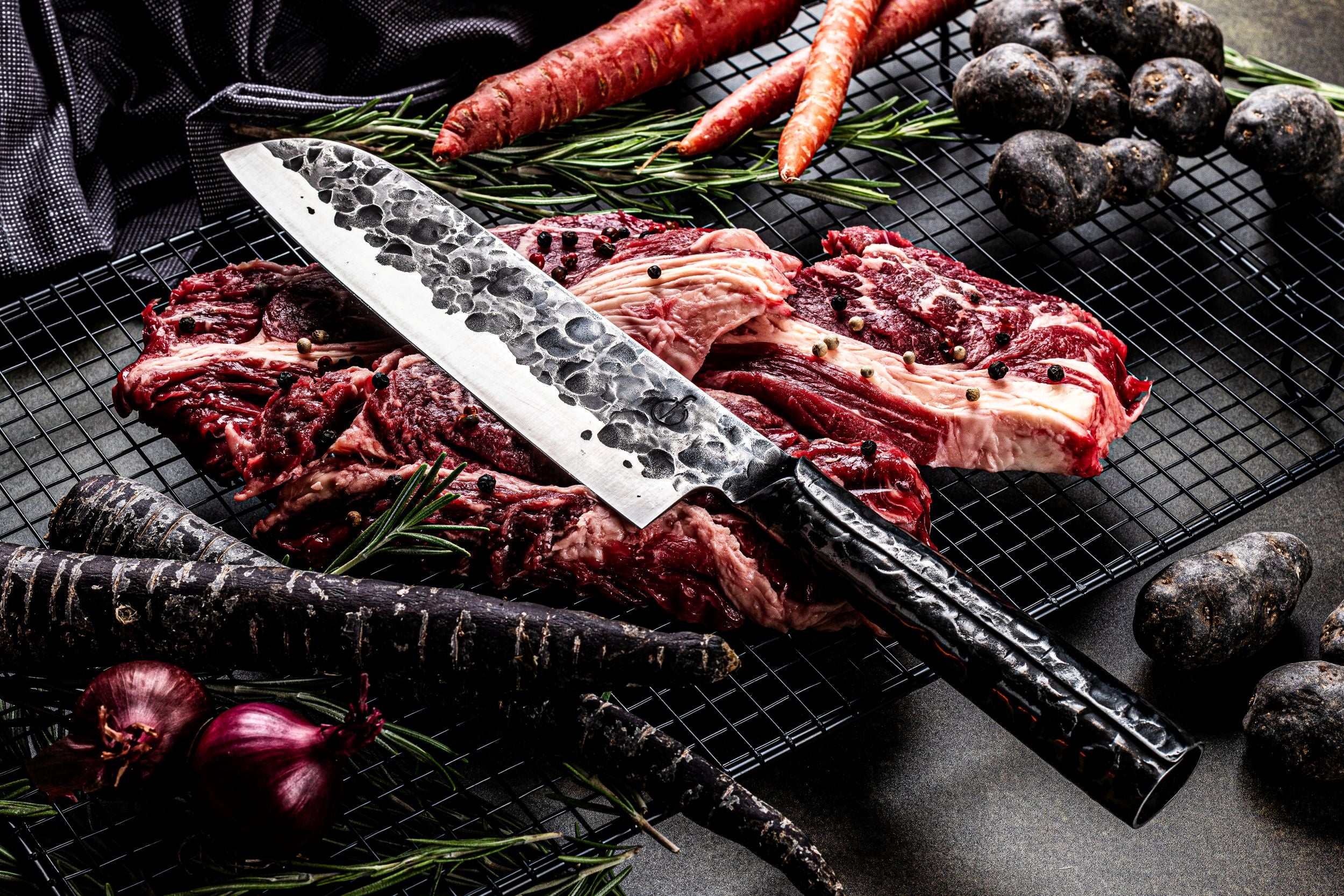 Forged Brute Santokumes 18cm