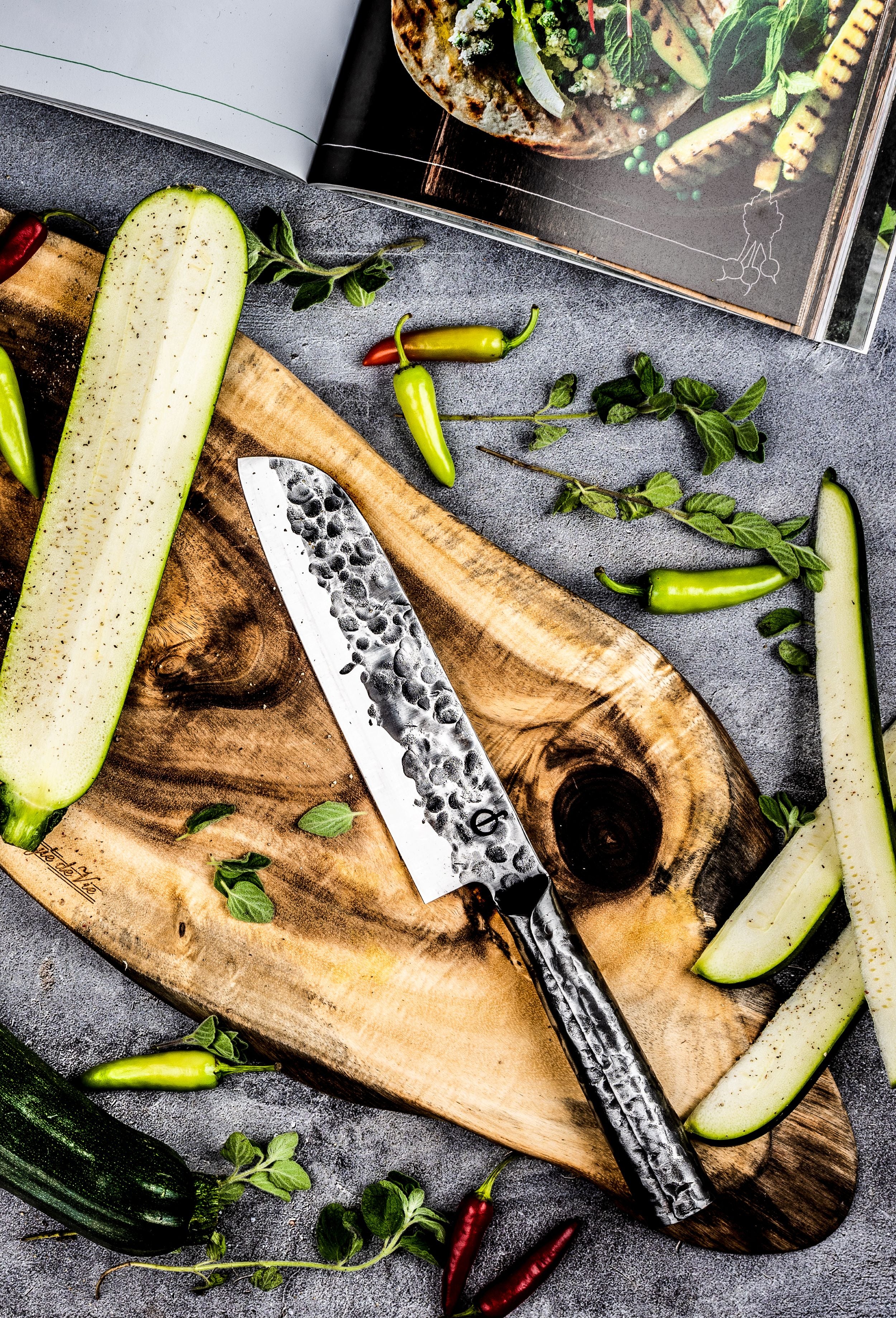 Forged Brute Santokumes 18cm