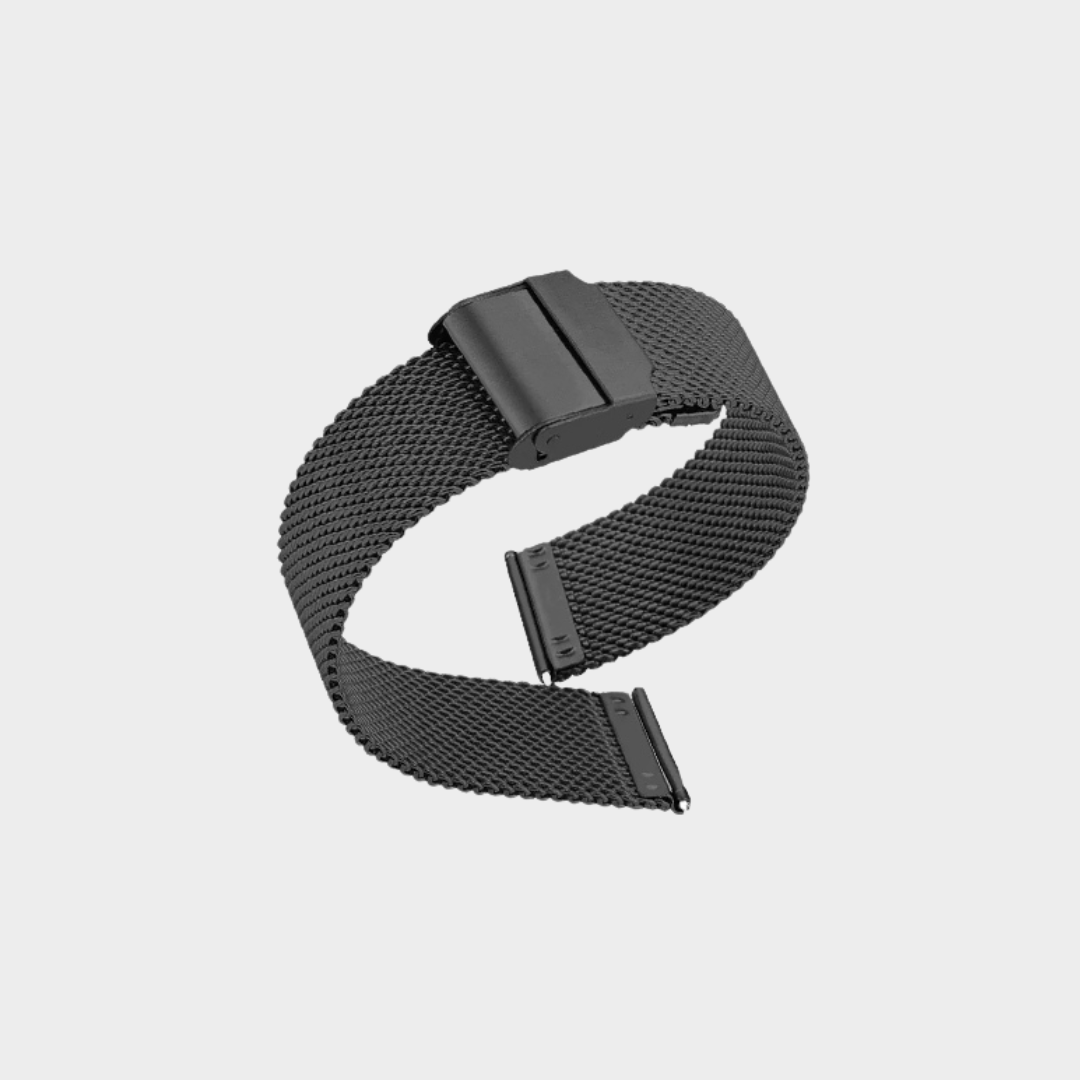 Horlogeband Mesh Black - De Horlogebanden Specialist