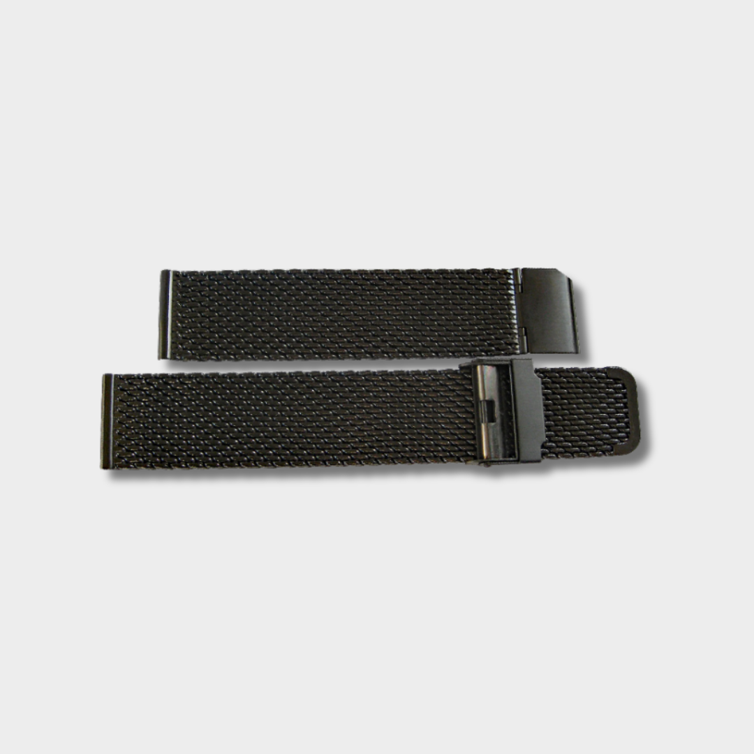 Horlogeband Mesh Black - De Horlogebanden Specialist