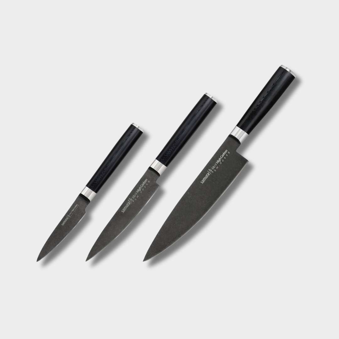 Mo-V Stonewash Messenset 3-Delig - Samura