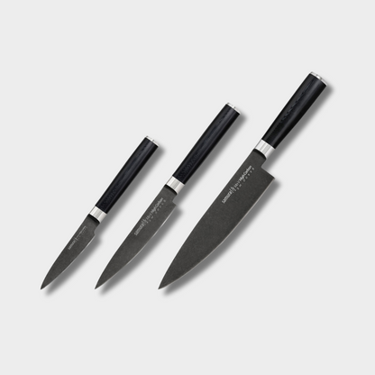 Mo-V Stonewash Messenset 3-Delig - Samura