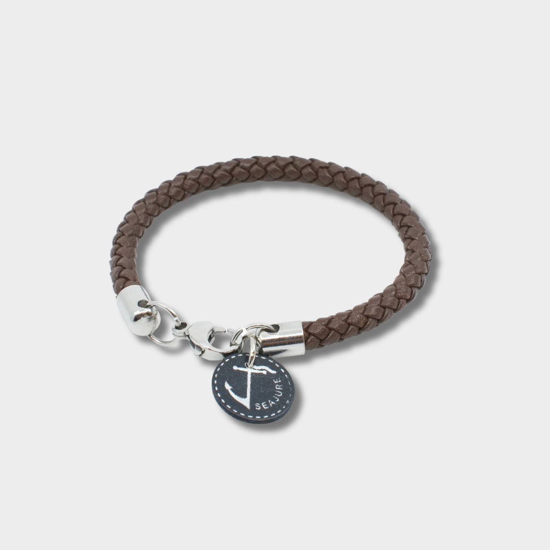 Gevlochten (Vegan) Leren Armband Corsica - Seajure