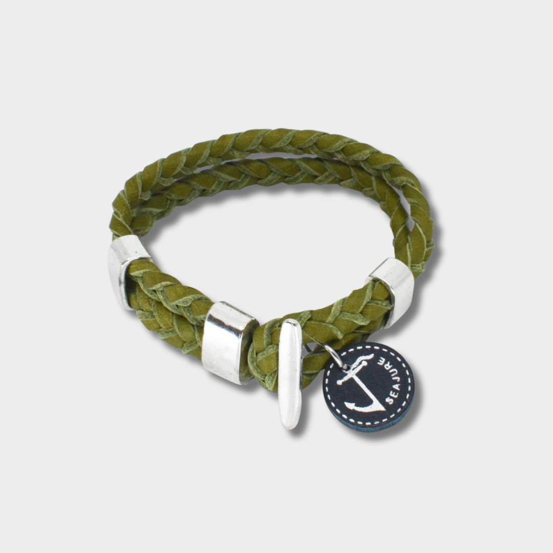 Gevlochten (Vegan) Leren Boracay Armband  - Seajure