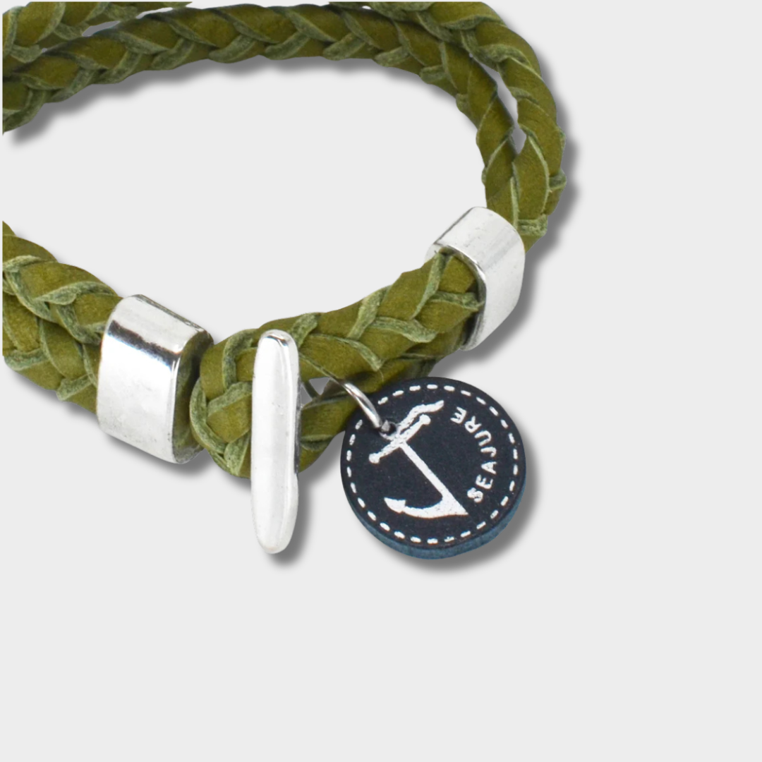Gevlochten (Vegan) Leren Boracay Armband  - Seajure