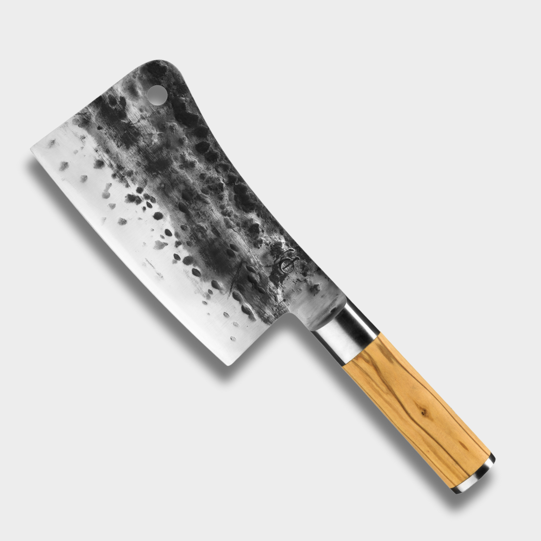 Forged Olijfhout Aziatisch Hakmes