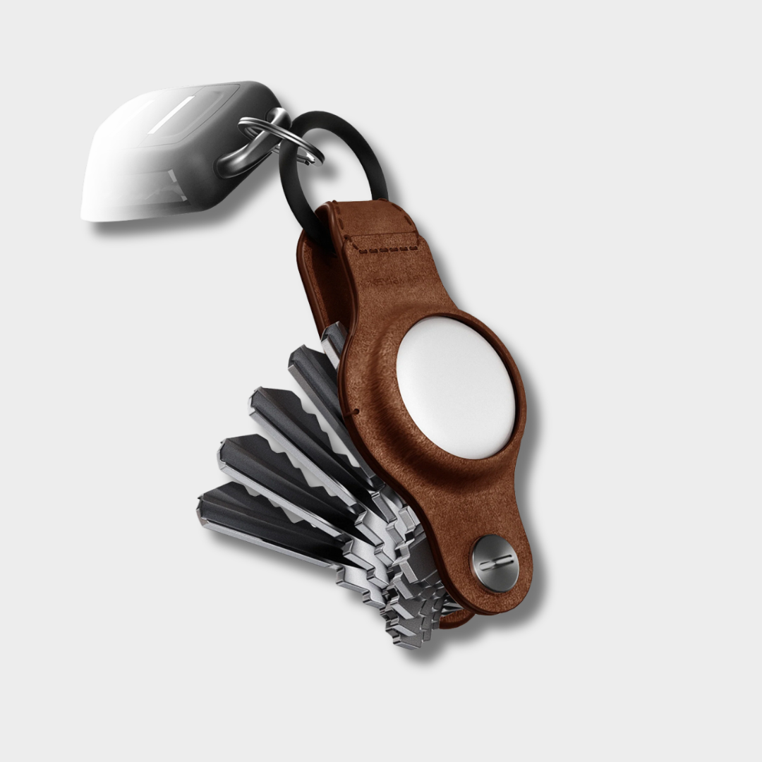Air Compact Leren Sleutelhanger - KeySmart
