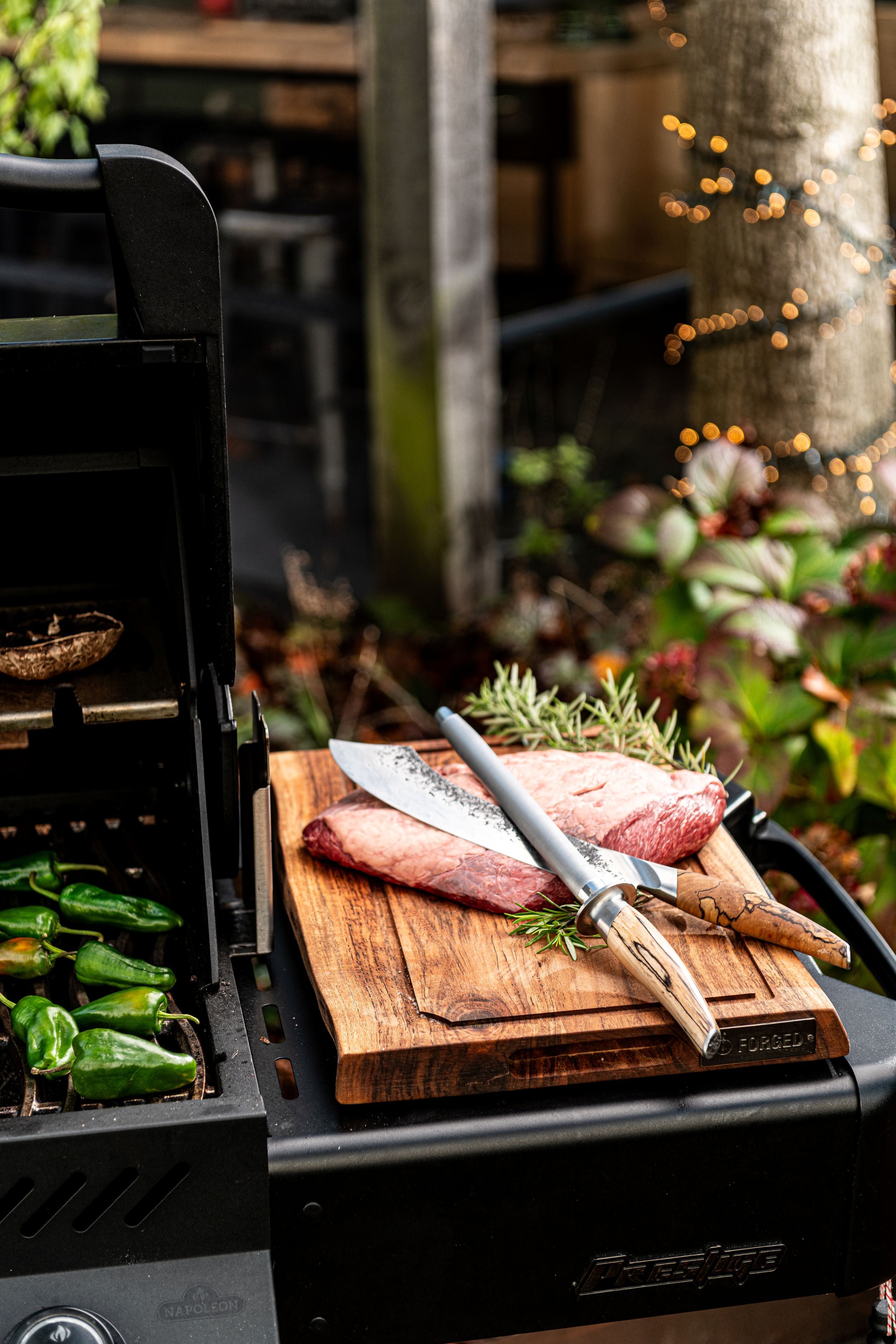 Forged Katai Aanzetstaal Wortelhout