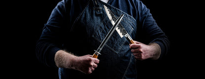 Forged Olijfhout Diamanten Aanzetstaal