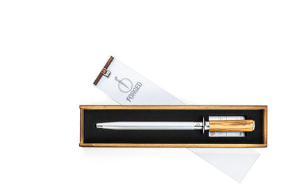 Forged Olijfhout Diamanten Aanzetstaal