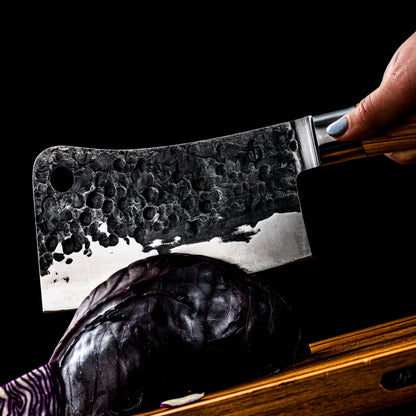 Forged Olijfhout Aziatisch Hakmes