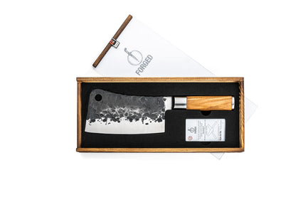 Forged Olijfhout Aziatisch Hakmes