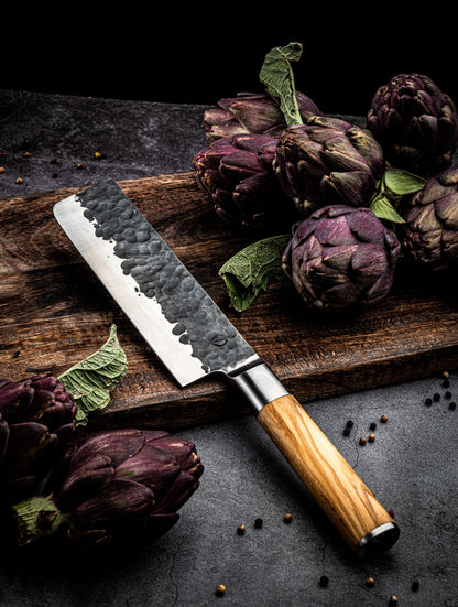 Forged Olijfhout Hakbijl