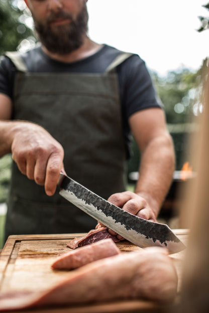 Forged Olijfhout Slagersmes