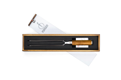 Forged Olijfhout Trancheervork