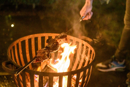 Forged Churrasco Olive Spies V-vorm 60cm